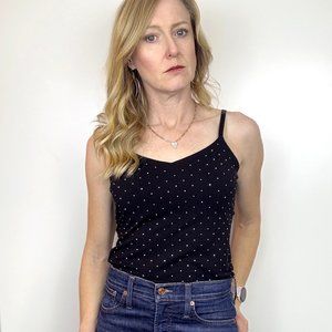 White House Black Market Studded Tank Top